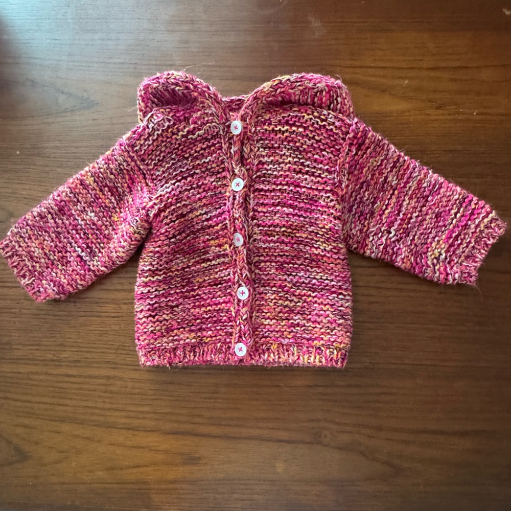 LUCKY WANG Pink Baby Cardigan